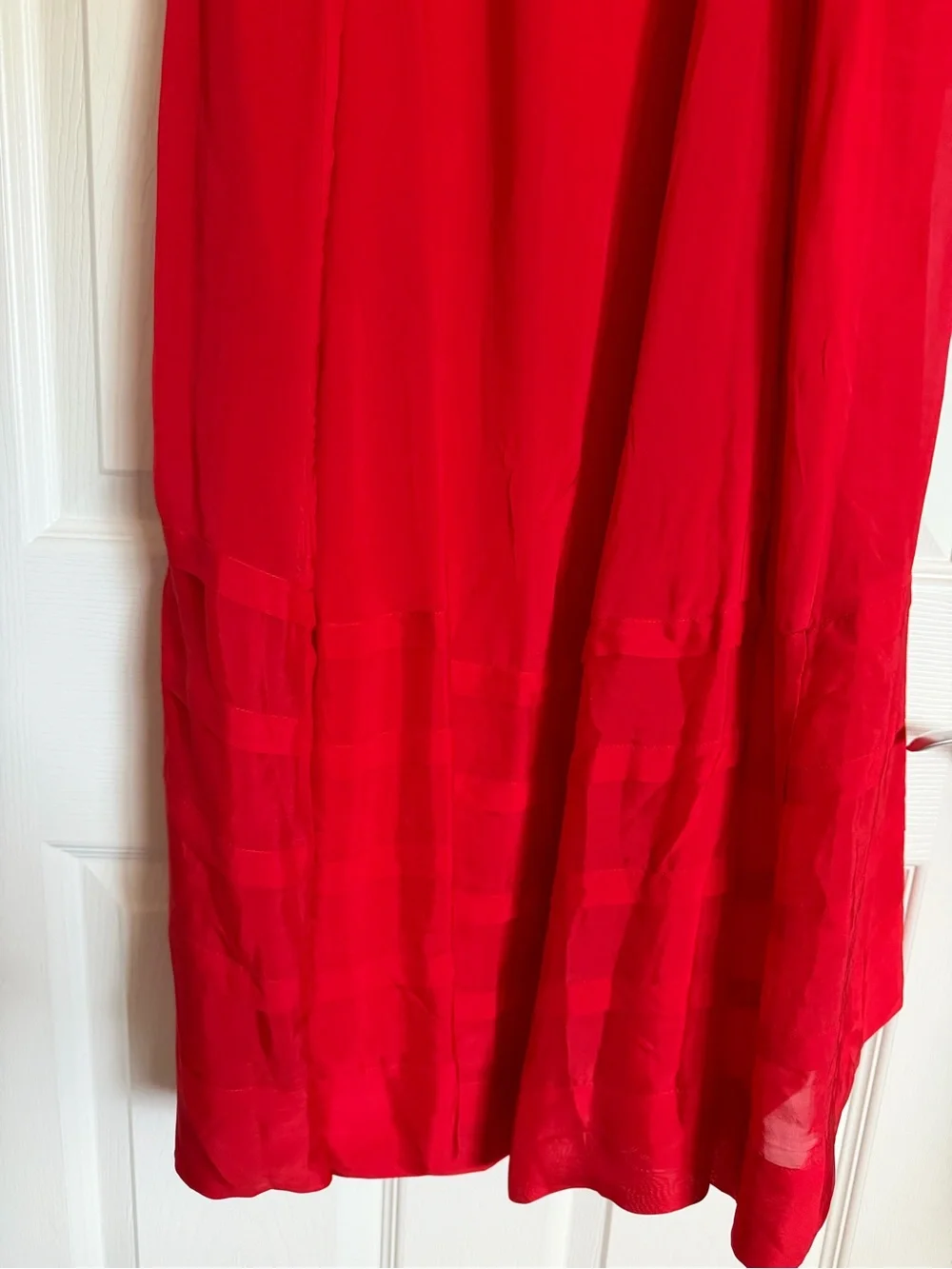NWT J.Crew Pintuck Midi Dress in Drapey Organza